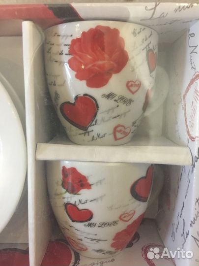 Набор кофейный новый/кофейная пара