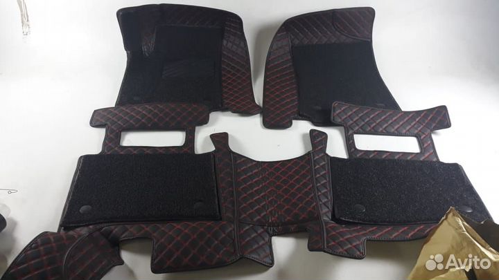 3D Коврики Geely Салон Багажник из Экокожи