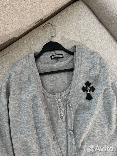 Кардиган и платье двойка Chrome Hearts