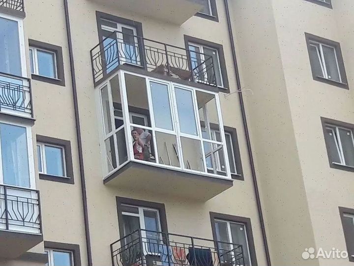 Балконы с установкой