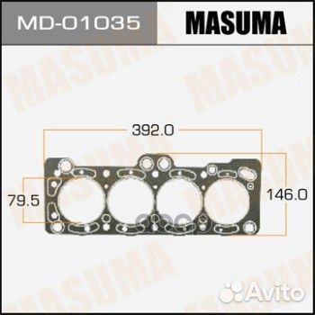 Прокладка голов.блока MD01035 Masuma