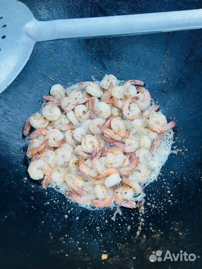 Креветки королевские чищенные без пищевода 1кг