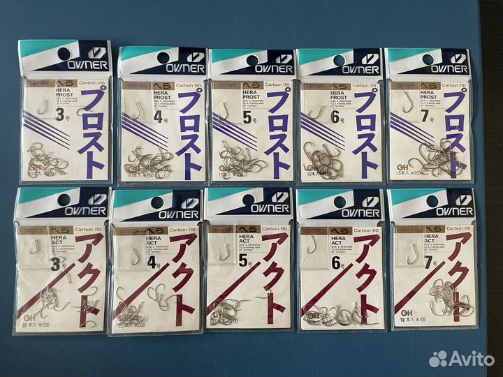 Крючки безбородые Owner, Gamakatsu