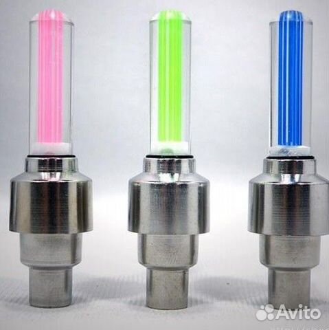 Светящийся колпачок на ниппель для велосипеда