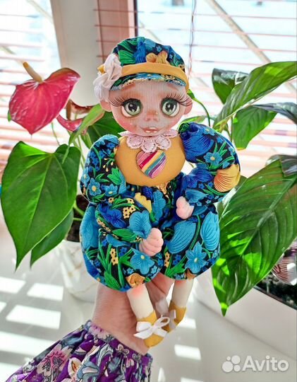 Интерьерная кукла ручной работы
