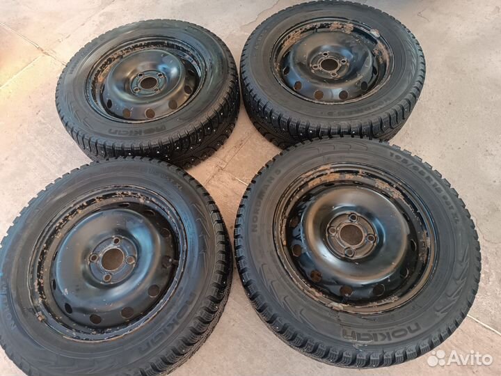 R15 Nokian Tyres Nordman 5 195/65, PCD 4x100 DIA 60.1