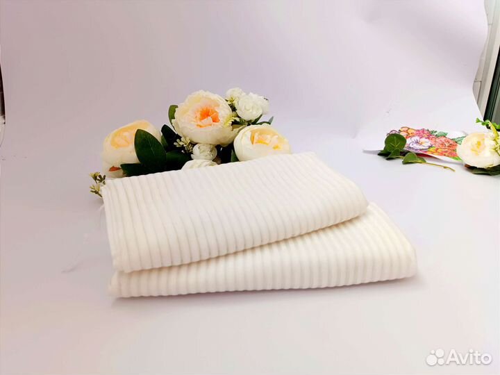 Тюль штора ламбрекен в полоску