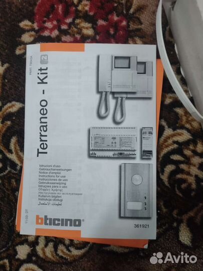 Домофон bticino(новая Италия, комплект)