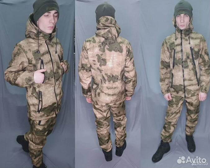 Костюм горка демисезонная мох -10 -15