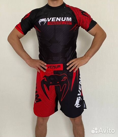 Комплект Venum Training Camp рашгард + шорты