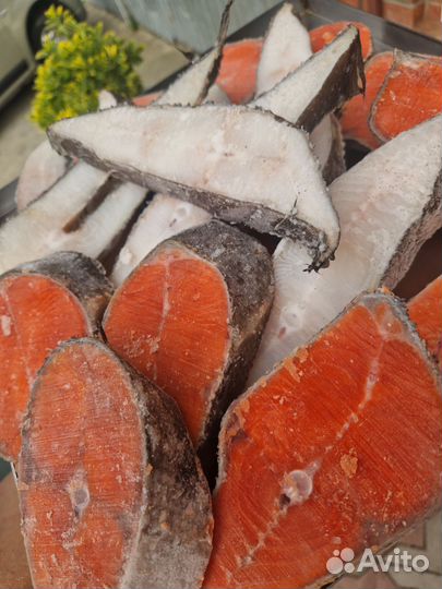 Стейки лосося