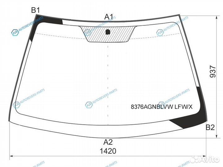 8376agnblvw lfwx Стекло лобовое toyota corolla E15