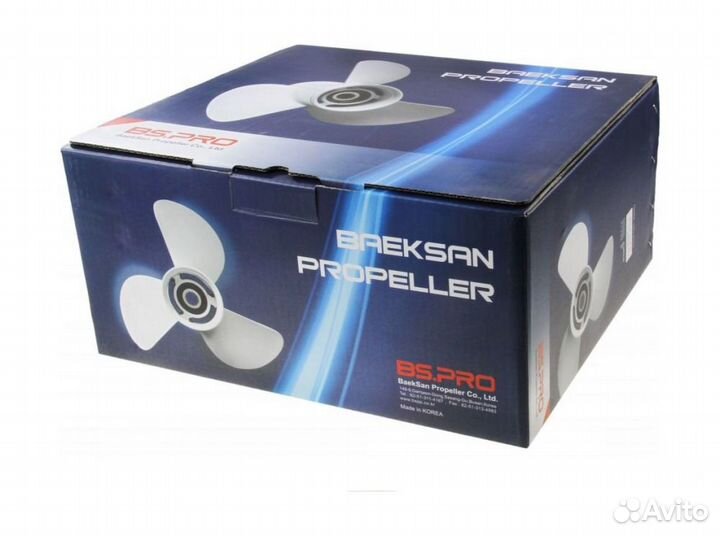 Винт гребной Johnson 100-250;3x15 1/2x15, BaekSan