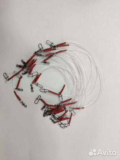 Поводки флюорокарбоновые 0,6-0,8мм