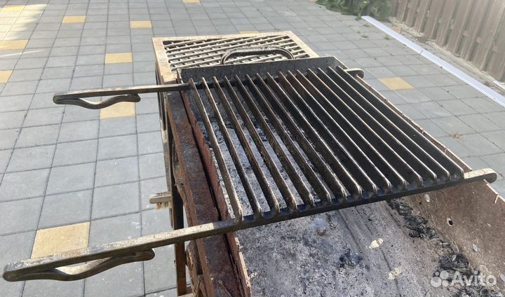 Чугунная решетка гриль