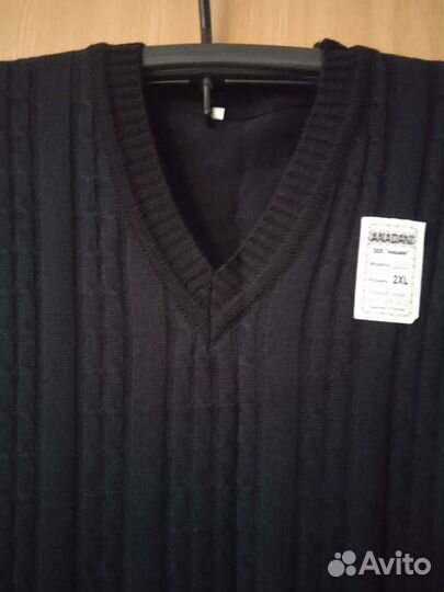 Мужской новый вязанный жилет р 46-48