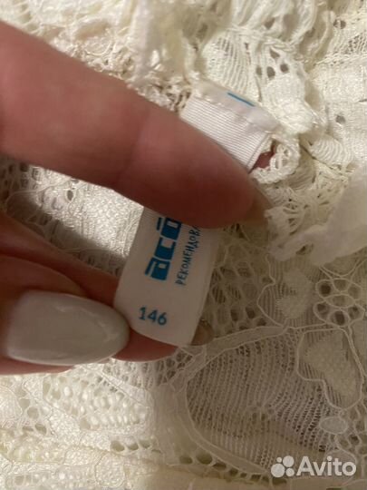 Винтажная блузка кружево на девочку