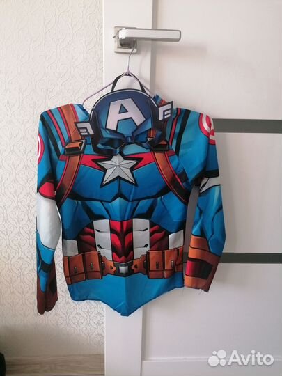 Костюм (кофта и маска) капитана Америки