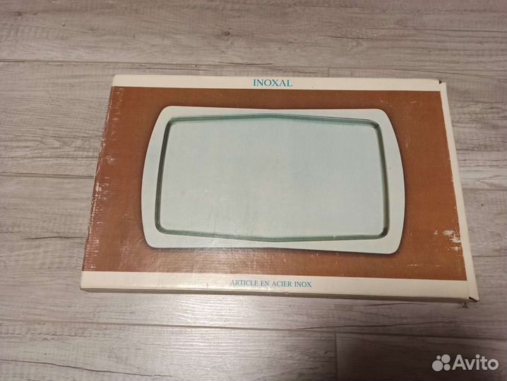 Поднос из нержавейки, поднос inoxal, поднос металл