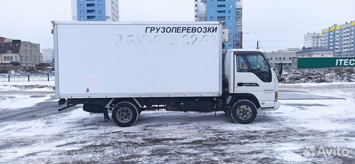 Грузоперевозки 3т. 8 е/п,термос, режим минус 30