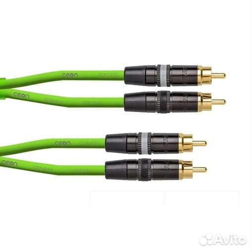 Кабель аудио Cordial ceon DJ RCA 0,6 G