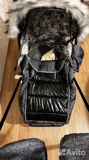 Детские санки коляска