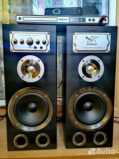 Активные акустические колонки Karaoke, двд USB