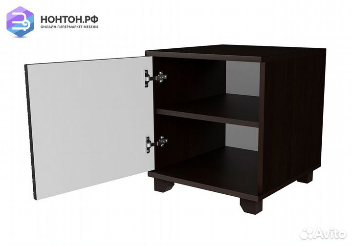 Тумба прикроватная со створкой Копенгаген венге