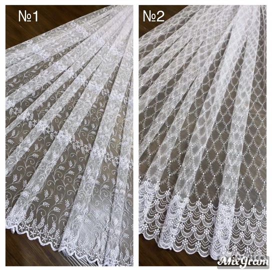 Тюли новые 14 вариантов вышивки