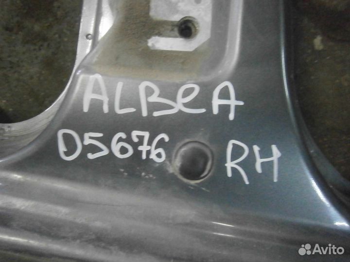 Порог со стойкой правый Fiat Albea