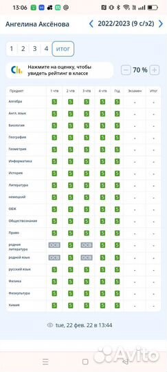 Репетитор по нескольким предметам
