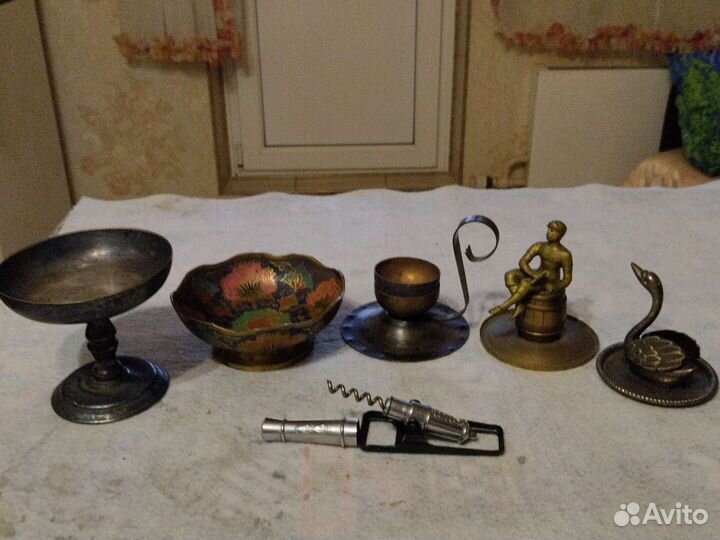 Статуэтки и др. Бронза, латунь Старинные