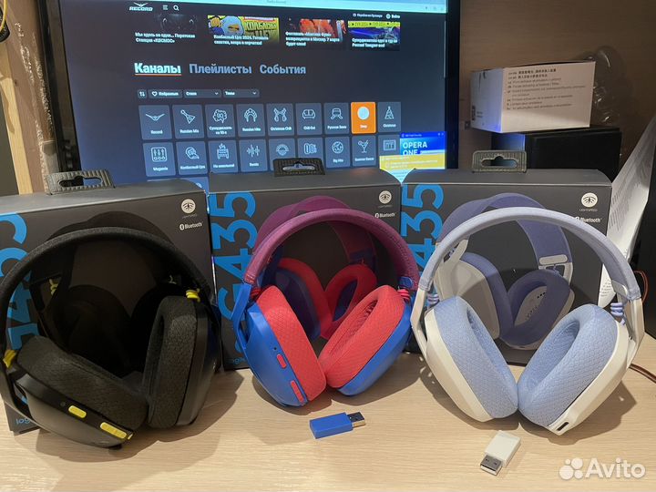 Беспроводные наушники logitech g435