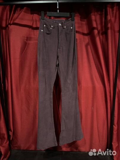 Rick Owens Bootcut pants velvet