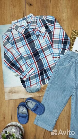 Рубашка, брюки на мальчика 80 см