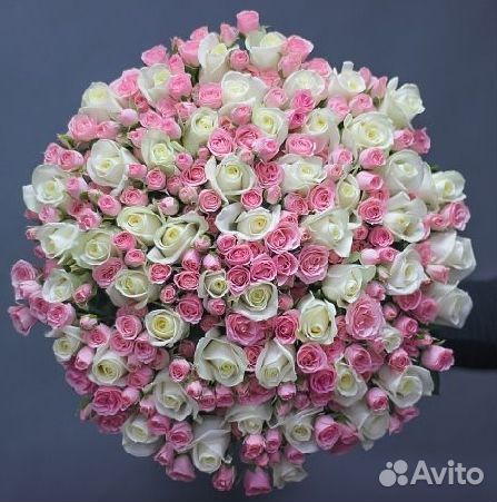 Кустовые розы сюрприз