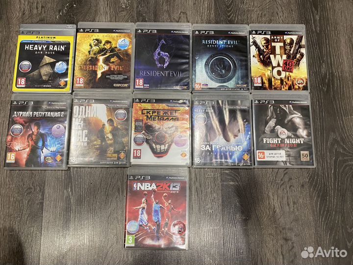 Игры на приставку PS3.Цены в описании