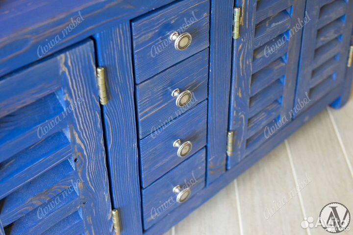 Тумба под раковину в средиземноморском стиле