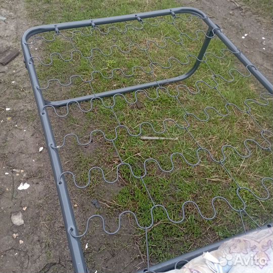 Раскладушка с матрасом бу