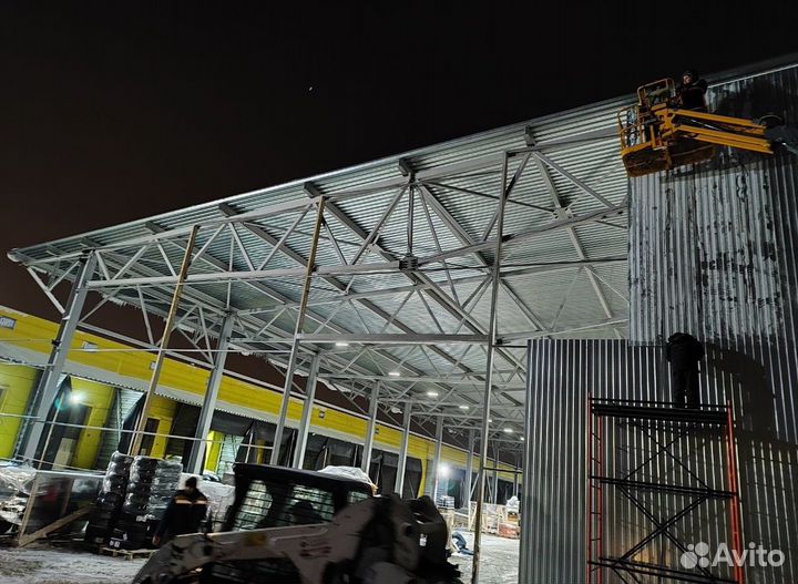 Склад класса А из сэндвич-панелей