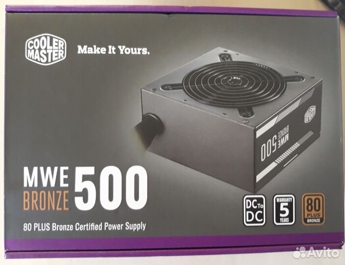 Блок питания Cooler Master MWE Bronze 500W V2