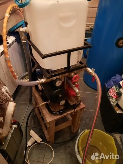 Промывка системы отопления дома, гвс, хвс, котлов