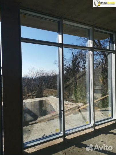 Алюминиевые окна, алюминиевые фасады Alutech F-50