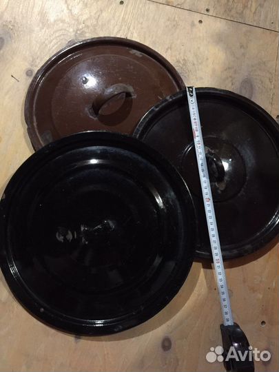 Крышки эмалированные,ссср, разные, б/у