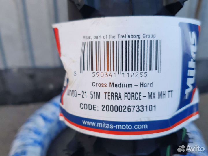 Мотошина 80 100 21 Митас кросс мх мн