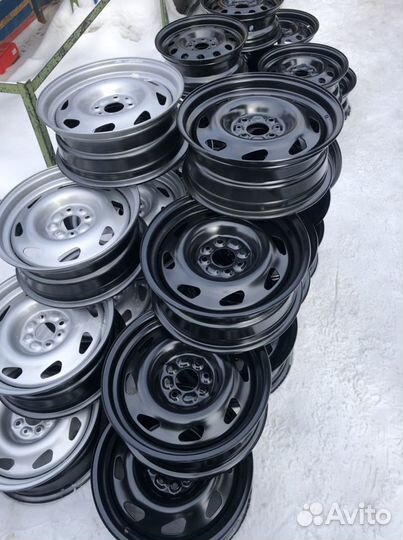 Штампованный диск тзск R15, 4/98 ваз