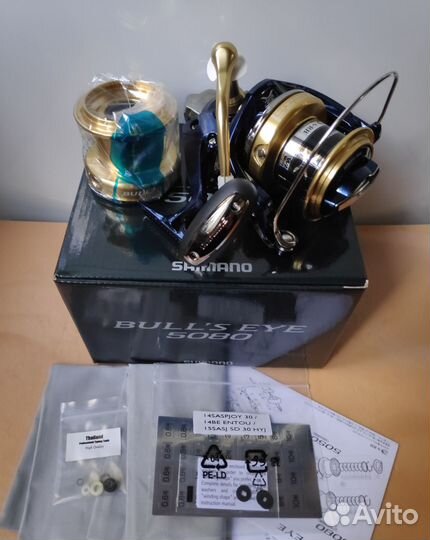Катушка Shimano Bulls eye 5080 Ci4+ с доп шпулей