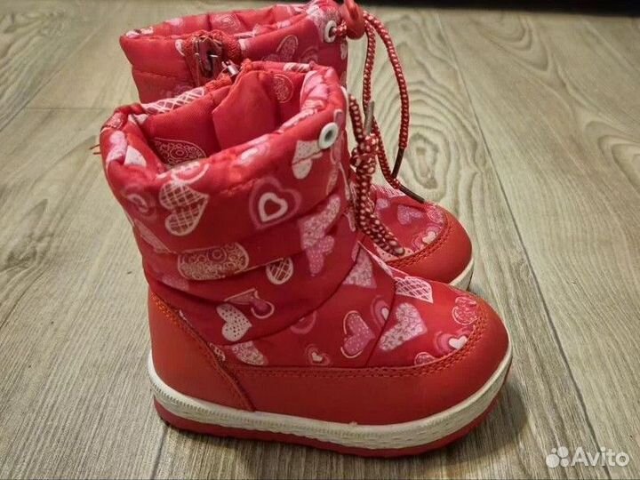 Ботинки демисезонные для девочки 21 размер
