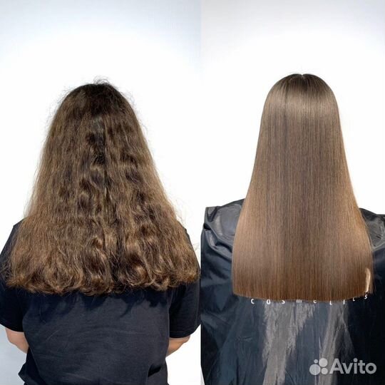 Кератиновое выпрямление, ботокс для волос, нано