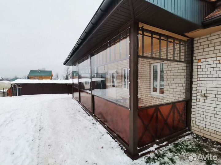 Мягкие окна для террасы